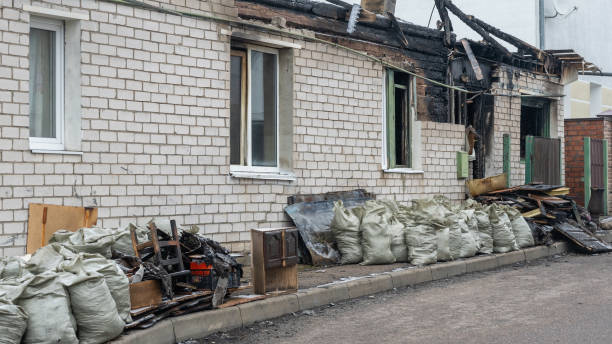 Professional Fire Damage Removal technician working in Ocoee, FL